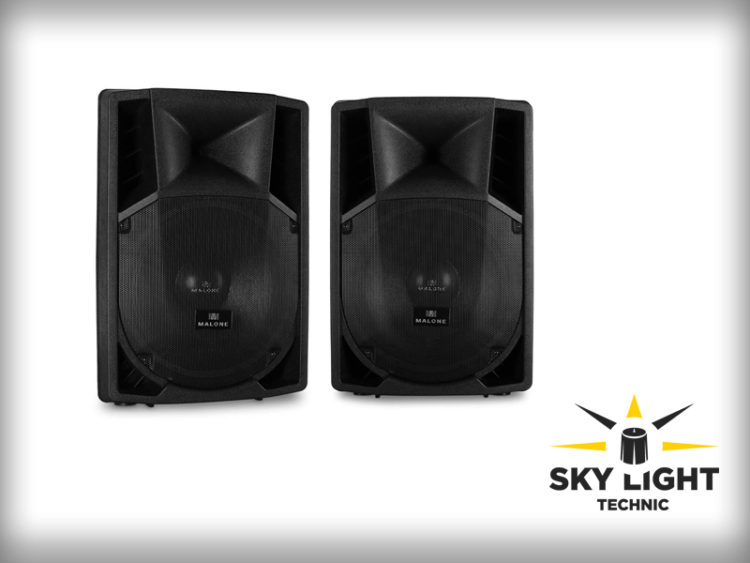 Aktív hangfalszett (2x750W 15″) 400 főig